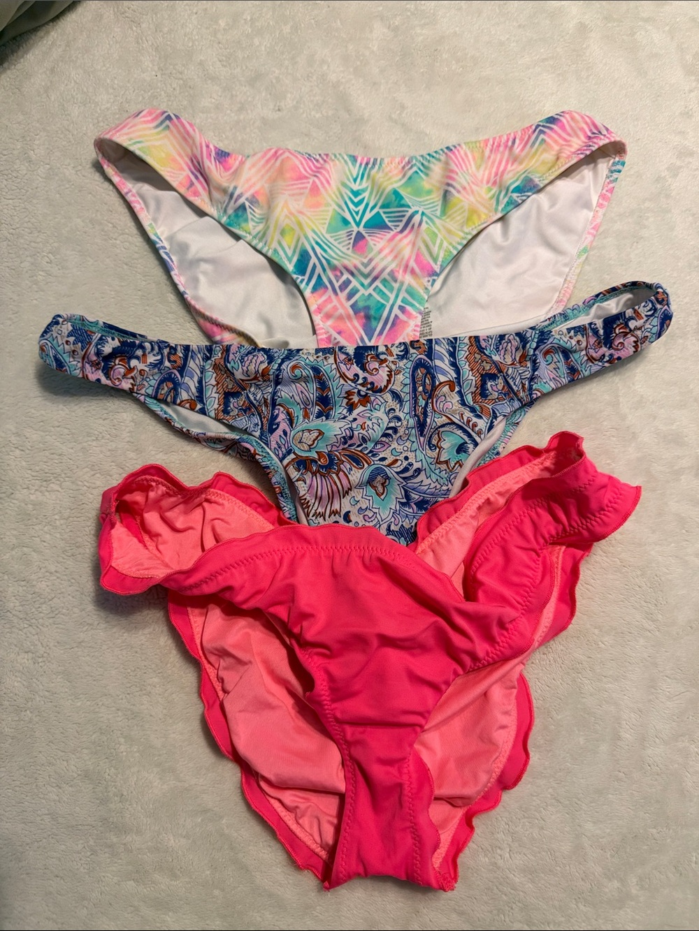 Victoria’s Secret / PINK Bikini Bottoms Bundle – 3 Piece Lot